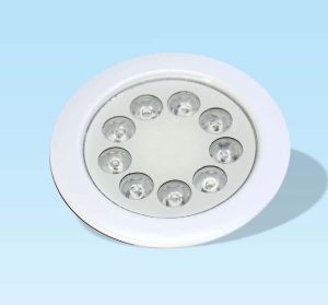 چراغ توکار استخری 9وات مولتی کالر