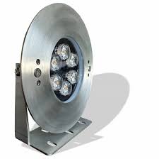 چراغ پایه دارضدآب استیل تک رنگ