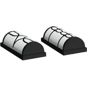 چراغ دوکاره دیواری حمامی مدل مشبک زیبانور